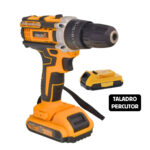 TALADRO PERCURTOR PROFESIONAL / DOBLE BATERIA 1500RMIN - Imagen 3