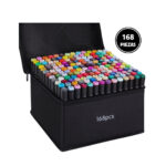 SET DE 168 PLUMONES TOUCH DOBLE PUNTA