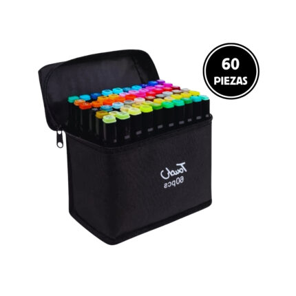 SET DE 60 PLUMONES TOUCH DOBLE PUNTA