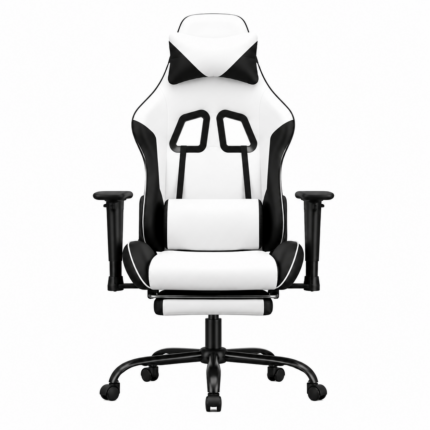 SILLA GAMER PREMIUM CON POSA PIES
