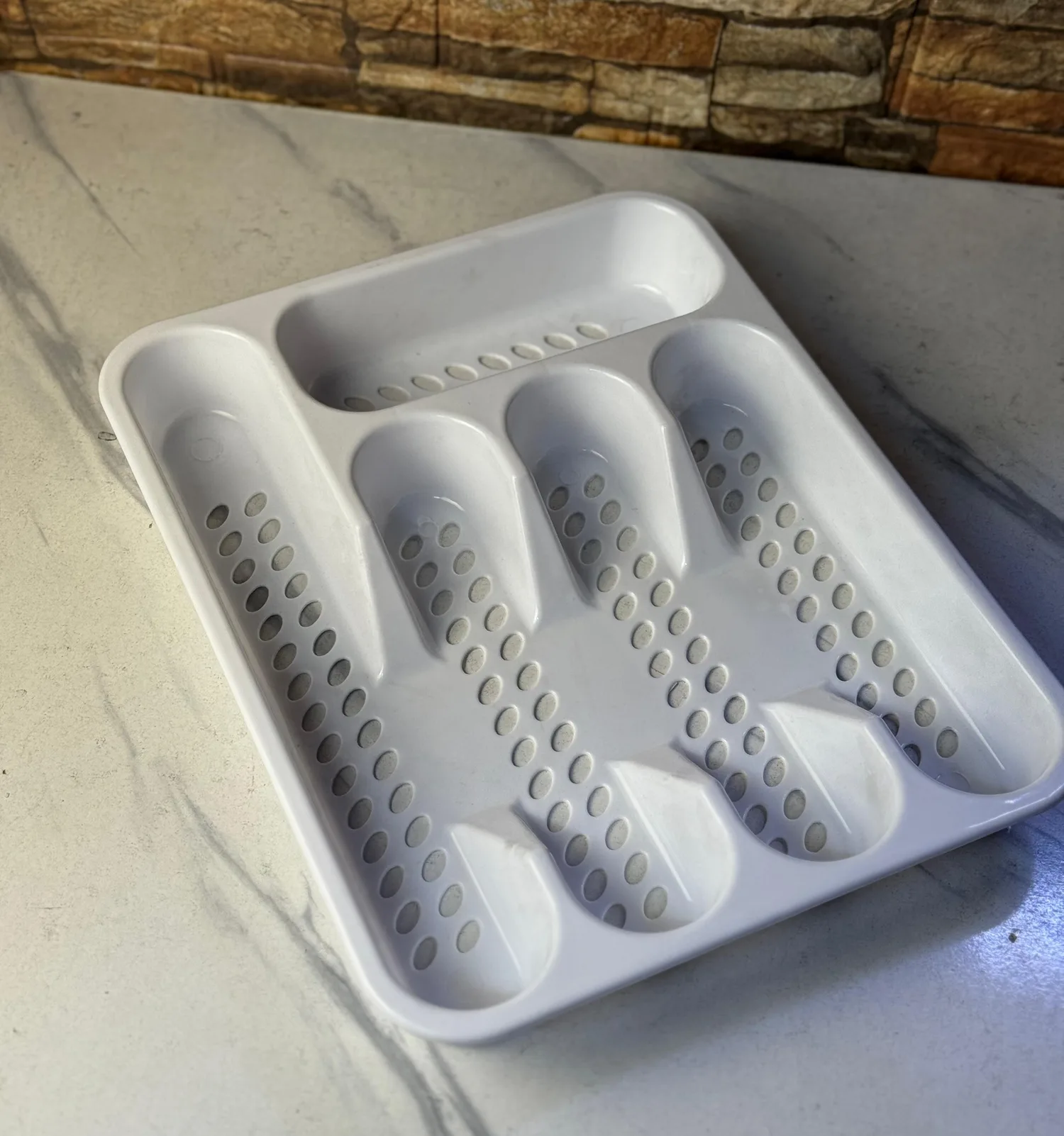 Organizador De Cubiertos Con Escurridor — foto 1 Organizador De Cubiertos Con Escurridor