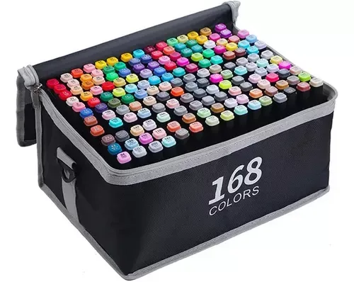Set 168 Plumones Touch Doble Punta