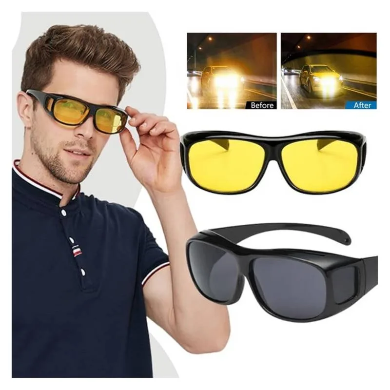 Set De 02 Gafas HD (noche & Día)