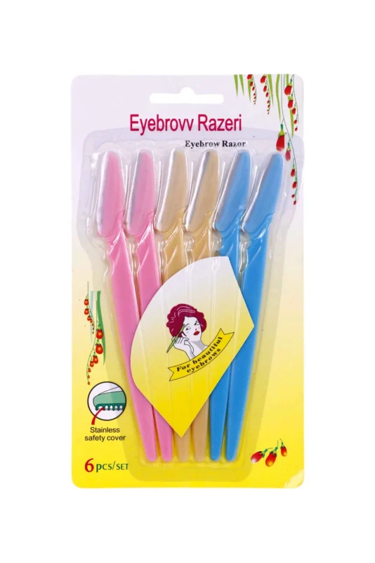 Set De 6 Depiladores Faciales & Cejas