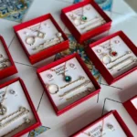 Set De Collar + Anillo + Aretes + 3 Ganchos
