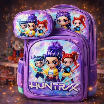 Set De Mochila Oficio Escolar Kawai 3 Piezas — Modelo Kpop