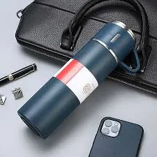 Set De Termo 500ML + 3 Vasos En Caja De Regalo
