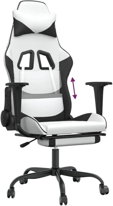Silla Gamer Con Posa Pies — Silla Gamer Premium
