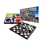 JUEGO DE MESA 3 EN 1 / AJEDREZ, DAMAS & LUDO