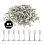 CAJA DE 100 CLAVOS / PARA PISTOLA DE IMPACTO