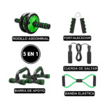 KIT DE EJERCICIOS 5 EN 1 MULTIFUNCIONAL