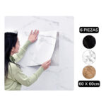 SET 06 PORCELANATO ADHESIVO MARMOL