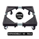 BASE CON RUEDAS GRADUABLE 40 cm – 56 cm / RESISTE 130 kg