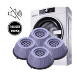 SET DE 4 SOPORTES ANTIVIBRACION PARA LAVADORA