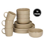 SET DE PLATOS & TAZAS PREMIUM 16 PIEZAS
