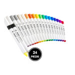 SET 24 PLUMONES ACRILICOS