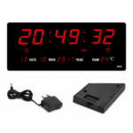 RELOJ DIGITAL DE PARED RECTANGULAR - 48CM