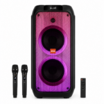 PARLANTE PARTYBOOM ALTA GAMA 1,200W DOBLE MICRO