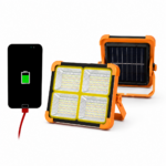 CARGADOR PORTATIL SOLAR CON REFLECTOR 12,000 mAh