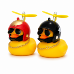 PATITO MOTERO CON LENTES Y CADENA