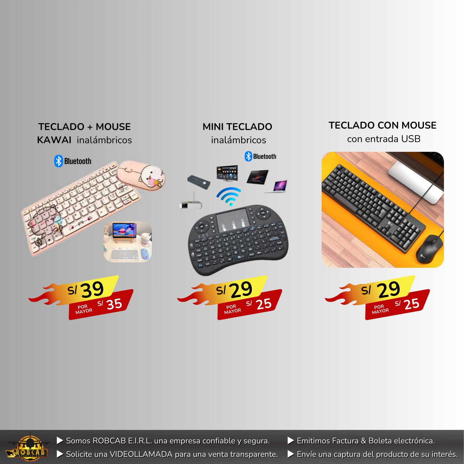 TECLADO CON MOUSE TECLADO CON MOUSE - Imagen 1