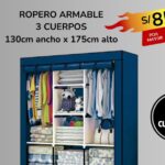 ROPERO ARMABLE 3 CUERPOS