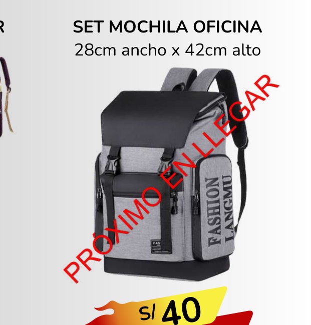 SET MOCHILA OFICINA SET MOCHILA OFICINA - Imagen 1