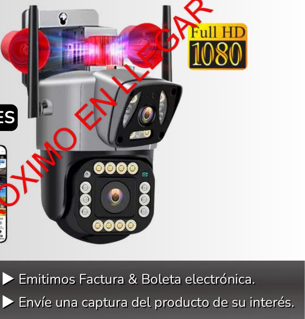 CAMARA EXTERIOR 2 LENTES 4K CAMARA EXTERIOR 2 LENTES 4K - Imagen 1