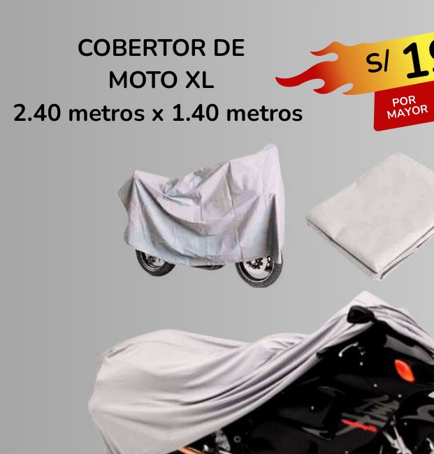 COBERTOR DE MOTO XL COBERTOR DE MOTO XL - Imagen 1