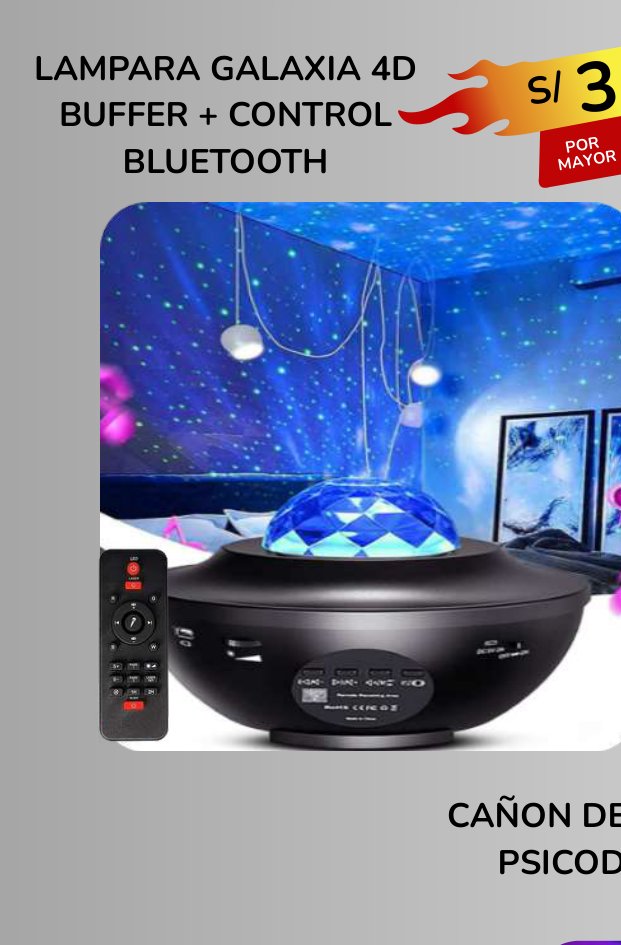 LAMPARA GALAXIA 4D LAMPARA GALAXIA 4D - Imagen 1