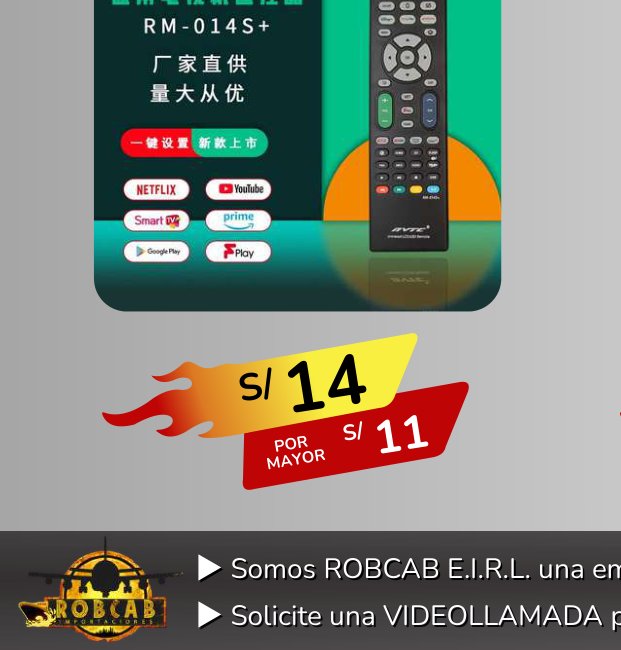 CONTROL DE SMART TV CONTROL DE SMART TV - Imagen 1