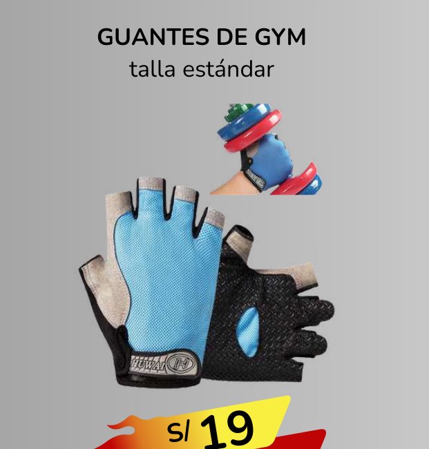 GUANTES DE GYM GUANTES DE GYM - Imagen 1