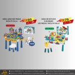 MESA LEGO 300 PIEZAS INCLUYE SILLA