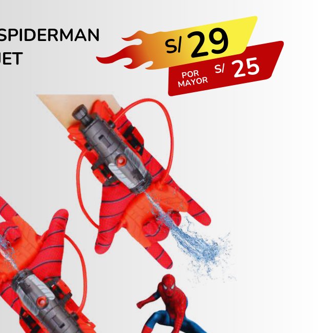 GUANTE SPIDERMAN JET GUANTE SPIDERMAN JET - Imagen 1