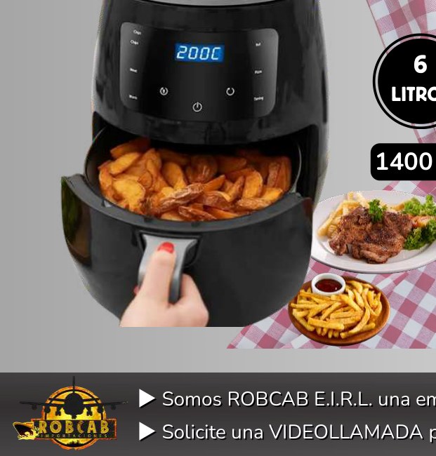 FREIDORA DE AIRE 1400W FREIDORA DE AIRE 1400W - Imagen 1