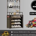 COLGADOR ZAPATERO 04 NIVELES / con funda