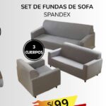 SET DE FUNDAS DE SOFA SPANDEX
