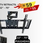 RACK DE TV RETRACTIL de 32" - 70"