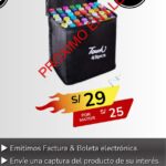 SET 48 PLUMONES TOUCH doble punta