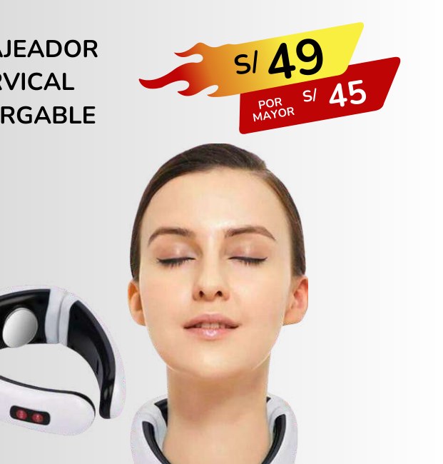 MASAJEADOR CERVICAL RECARGABLE MASAJEADOR CERVICAL RECARGABLE - Imagen 1