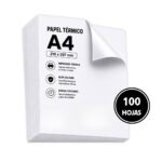 PAPEL TERMICO A4 PAQUETE DE 100 HOJAS