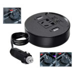 INVERSOR DE CORRIENTE PARA AUTO 12V A 220V / 150W