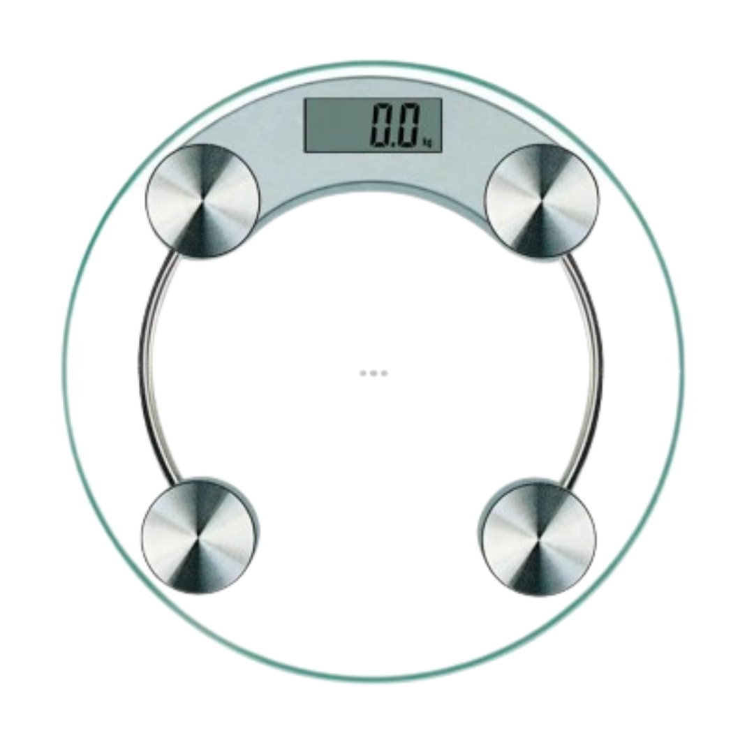 21 BALANZA DIGITAL TRANSPARENTE 180 kg - Imagen 1