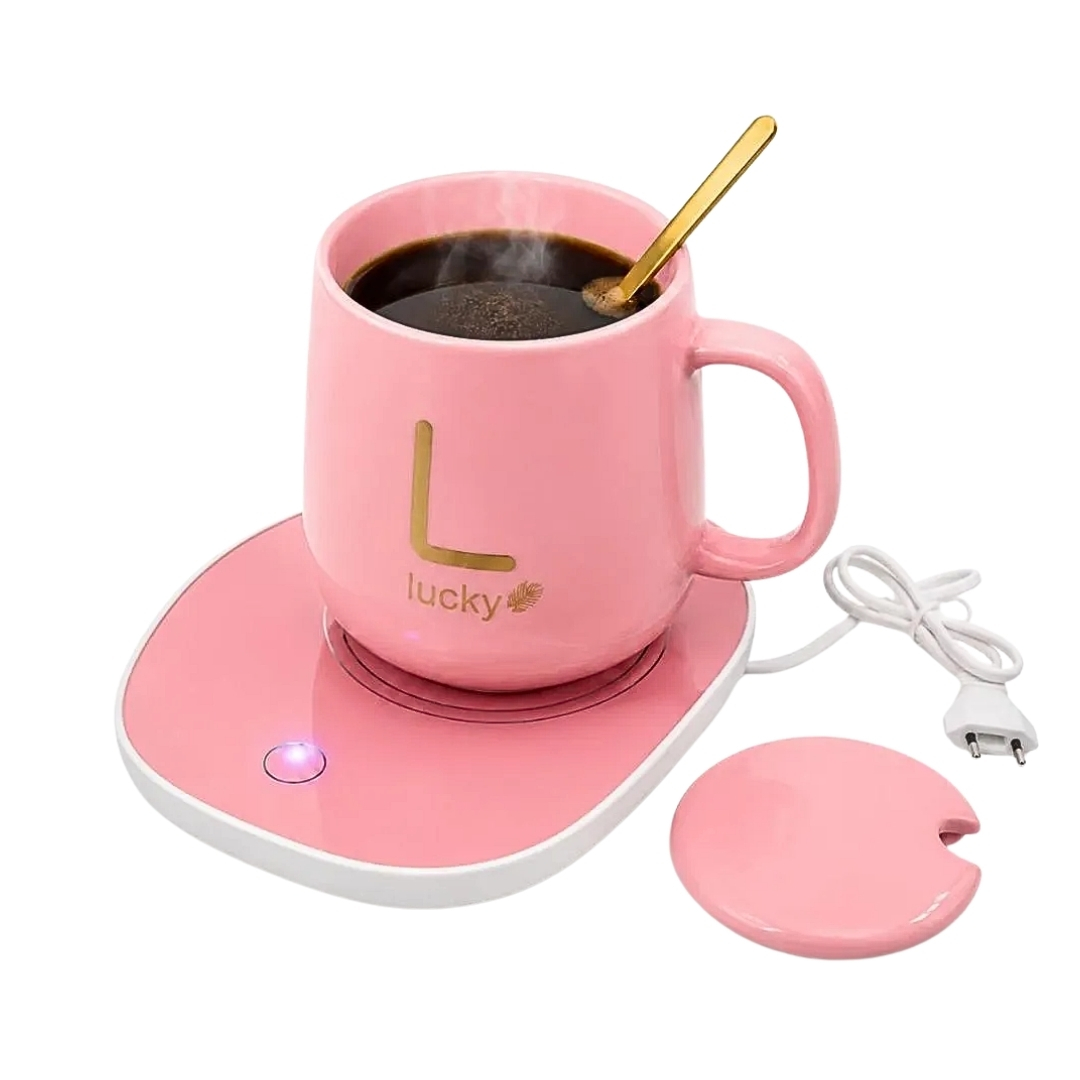96 TAZA CON BASE CALENTADORA ELECTRICA - Imagen 1